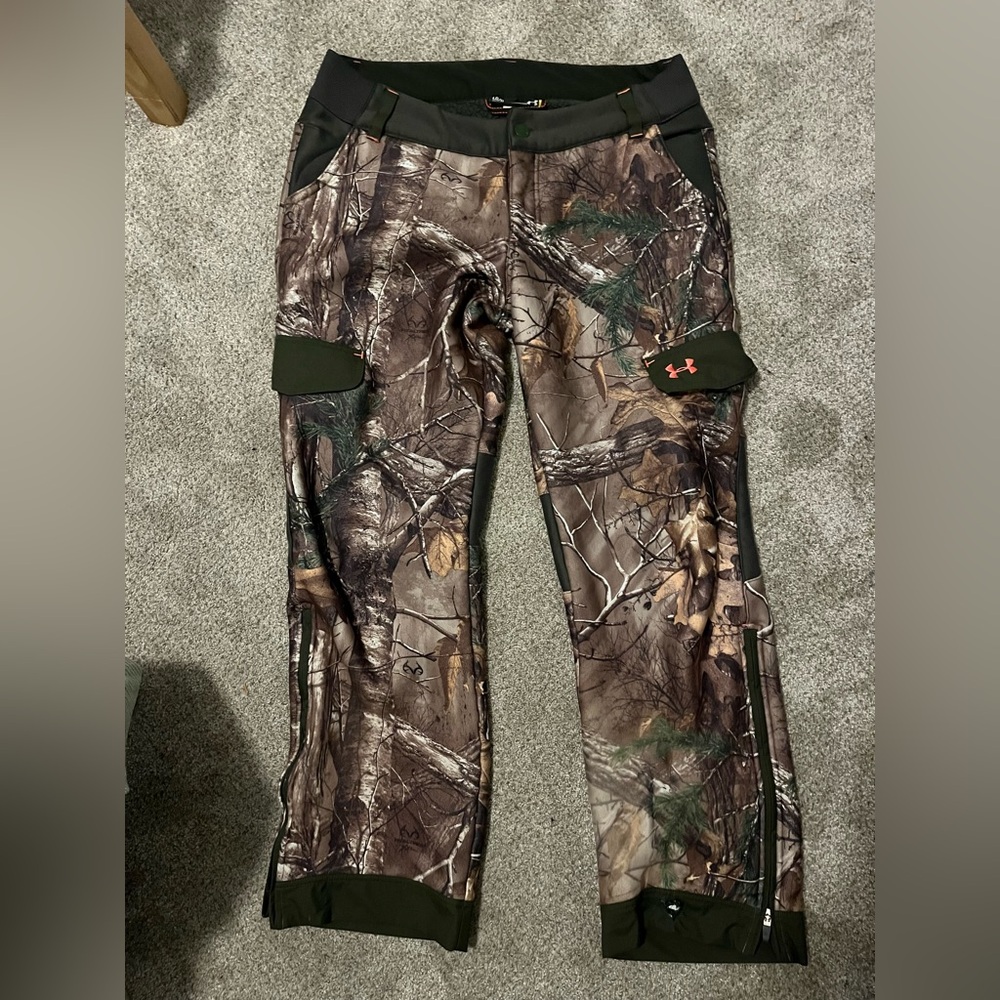 Under Armour STORM Fleece Lined Realtree Camo Cargo Pants